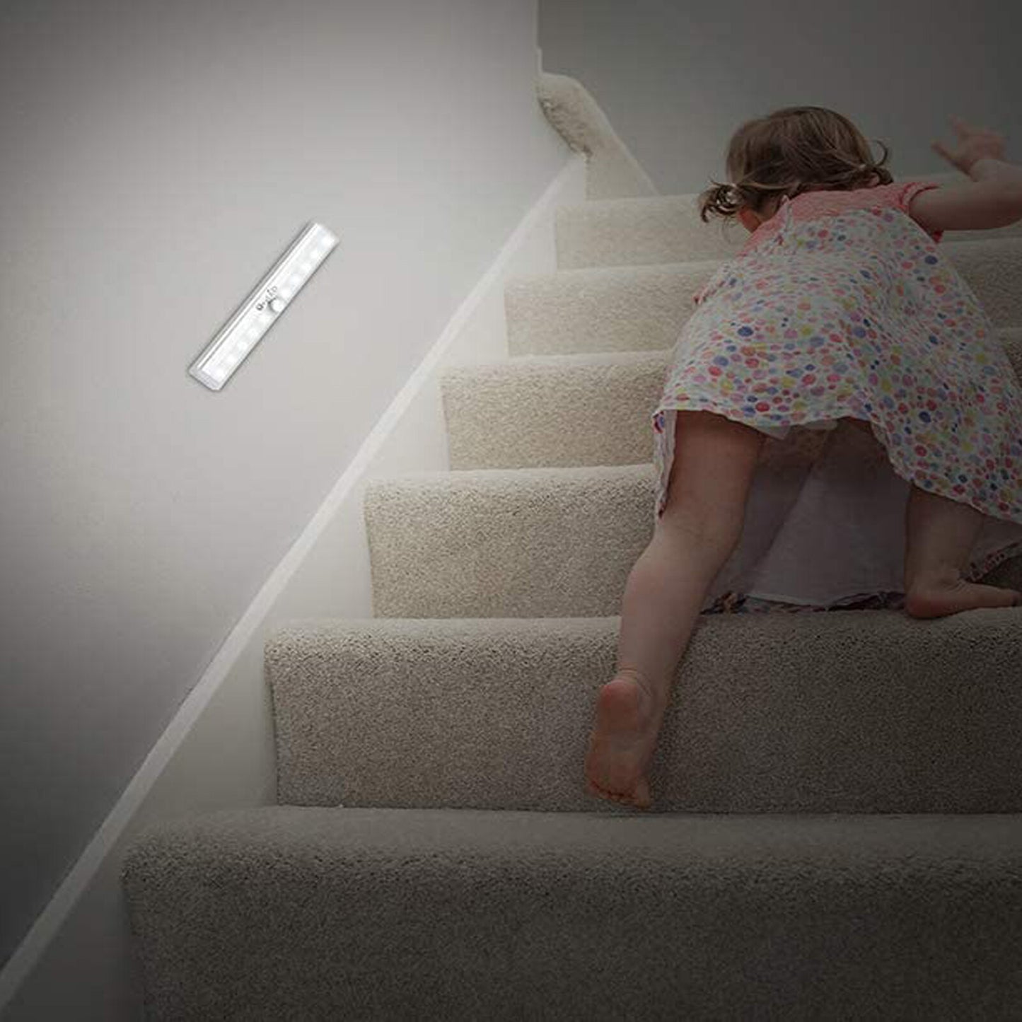 LED Motion Sensor Lights 10 LED Closet Battery Operated Night Lights Wardrobe