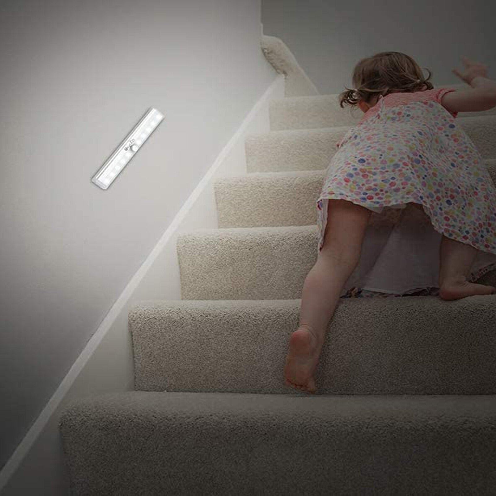 LED Motion Sensor Lights 10 LED Closet Battery Operated Night Lights Wardrobe